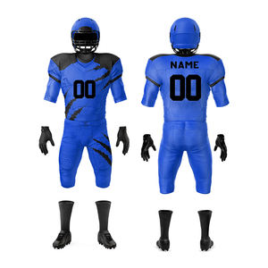 Service OEM 2026, ensemble d'uniformes de football américain, couleur jaune, polyester, vêtements de sport, ensemble d'uniformes de football américain - Product Image 6