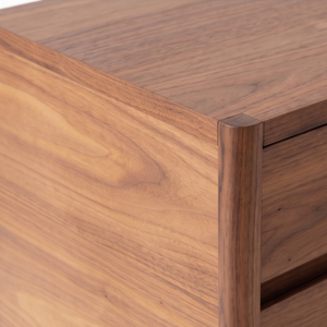 Modern Minimalist Solid Wood <b>6</b>-<b>Drawer</b> Nightstand Eco-Friendly Handmade Storage Cabinet Natural Finish Bedroom Villa Living Room - Product Image 4