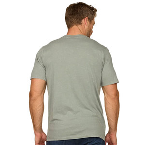 Camiseta Negra de Algodón de Corte Regular con Cuello Redondo, Camisetas Lisas de Algodón Jersey para Hombre, Camiseta de Manga Corta, Talla Grande - Product Image 5