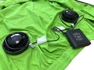 Gilet de refroidissement industriel haute visibilité avec ventilateurs électriques pour soulager la chaleur – Vêtement de travail de sécurité réfléchissant - Product Image 2