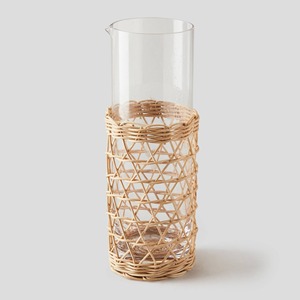 Porte-gobelets en rotin tressé pour verres, prix de gros - Product Image 3