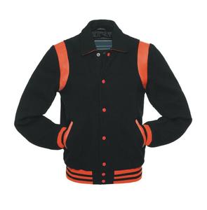 <b>Mens</b> High Quality Winter Varsity <b>Jacket</b> Stand Collar Patchwork All Wool Polyester Lining Plus Size - Product Image 1