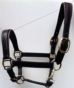 Bridon en cuir de cheval occidental de haute qualité, têtière de qualité supérieure avec surpiqûres décoratives, prix bas - Product Image 2