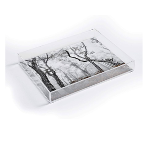 NewArrival Printed Acrylic Serving Storage Tray For Serving Beverages Snacks Breakfast Aesthetic Organizer Tray For <b>Coffee</b> <b>Table</b> - Product Image 4