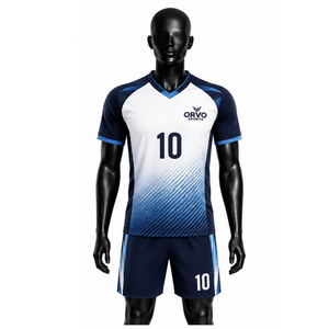 Uniformes de Voleibol, Conjunto de Camiseta y Pantalones Cortos Personalizados para Equipos |   Ropa Deportiva Sublimada |   Ropa de Voleibol para Hombres, Mujeres y Equipos Juveniles - Product Image 5