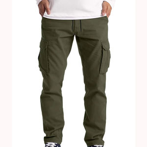 Pantalon Cargo de Randonnée pour Homme de Haute Qualité 100% Coton Écologique Multi-Poches Polaire Vêtements de Travail d'Extérieur Commandes en Gros Personnalisables - Product Image 5