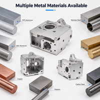 Boîtier de capteur en aluminium 7075 usiné CNC 5 axes avec géométrie complexe pour l'automatisation industrielle