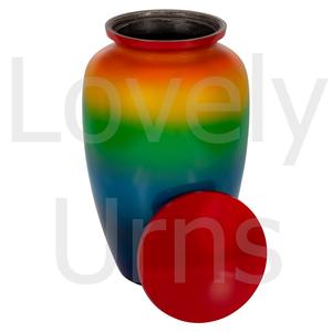 Urna Funeraria de Metal True Rainbow para Cenizas Humanas, Colores de Espectro Completo, Urna Conmemorativa para Adultos, Fabricante OEM ODM - Product Image 5