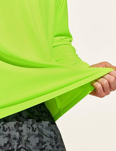 เสื้อตกปลาแห้งเร็ว UPF50+ แบบกำหนดเอง ขายส่ง เสื้อกีฬาแขนยาวป้องกันแสงแดด ระบายความชื้น - Product Image 6