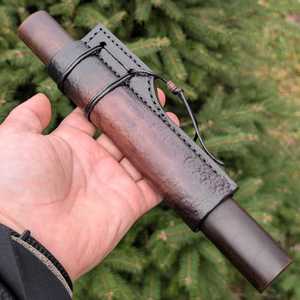 Handmade Yakut <b>Knife</b> With <b>Bone</b> <b>Handle</b> And Brass Guard Stainless Steel Spear Point Blade For Outdoor Use - Product Image 3