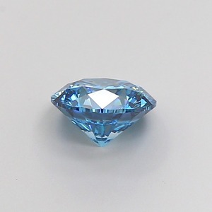 Diamant CVD cultivé en laboratoire, forme ronde, 1,4 carat, bleu vif fantaisie, clarté VS1, polissage excellent, pierre précieuse brute brillante. - Product Image 2