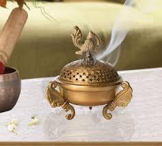 เตาเผาธูปโลบันทองเหลืองทำมือ สำหรับบ้าน วัด พุทธศาสนา และอโรมาเธอราพี - Product Image 4