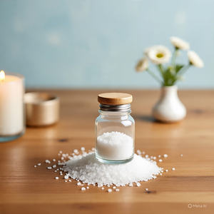 Cristaux de sel de l'Himalaya à la lavande botanique Calm Haven pour gommage corporel, écologiques, anti-stress, avec huile parfumée, emballage refermable sculpté - Product Image 3