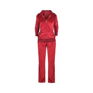Conjunto Deportivo de Terciopelo para Mujer, Venta al por Mayor, Chaqueta de Manga Larga Informal y Pantalones, 2 Piezas, Traje Deportivo de Algodón - Product Image 4