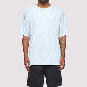 T-shirts en molleton épais 240g 100% coton, coupe oversize, streetwear, logo personnalisé - Product Image 2