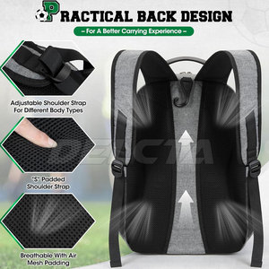 Sacs de football grande capacité, best-sellers, taille et couleur personnalisées, sacs de football en matériau durable - Product Image 3