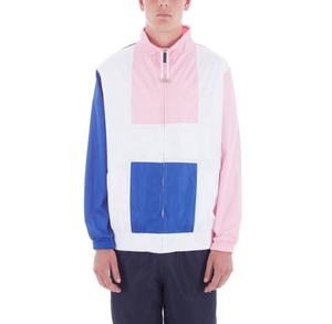 Chaqueta Cortavientos Informal de Talla Grande Personalizada con Cremallera para Hombre, Chaqueta de Verano de Nailon Transpirable con Puños Elásticos y Diseño de Parches - Product Image 1