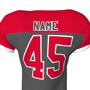 Breathable Performance Team Sports Custom Football Jersey American Football Team Apparel Quick Dry <b>Mesh</b> Sports Shirt For Adults - Product Image 6