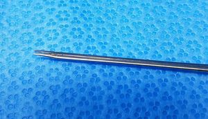 Micro Ear Forceps House Oval <b>Cup</b> Shape 3" Delicate Angled Left Sinus ENT + Case German Quality medic instruments by Ariston - Product Image 2