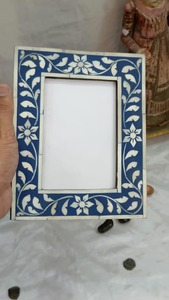 New Design Resin <b>Frame</b> <b>Photo</b> Stand with Golden & <b>Black</b> Mop Inlay Customized Color - Product Image 3