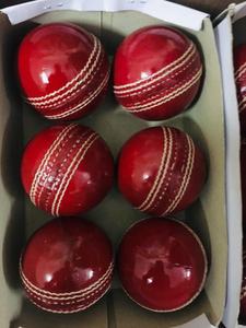 Premium Hand Stitched Leather Cricket <b>Ball</b> Tournament Match <b>Training</b> <b>Ball</b> Custom Logo Manufacturer - Product Image 2