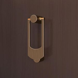 Battant de porte en laiton poli miroir, style rustique, traditionnel indien, gravé - Product Image 1