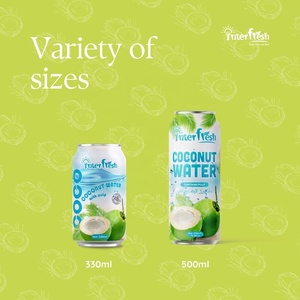 Pulpa de agua de coco marca Joyce 330ml sin azúcar añadido certificado Halal directo de fábrica Vietnam piña fruta de la Pasión mango - Product Image 4