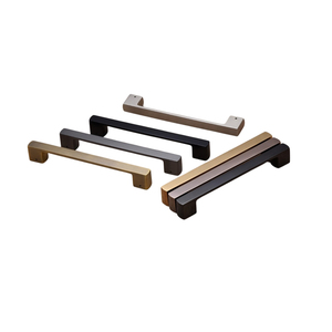 Modern Minimalist Brass <b>Cabinet</b> Bar Handles in Black Silver Copper <b>Gold</b> Durable Furniture Hardware - Product Image 5