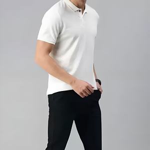 Camiseta Polo Bordada Personalizada con Logotipo para Hombre, Ropa Formal e Informal, Camiseta Polo Bordada Premium para Hombre OEM - Product Image 1