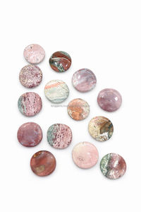 Bola y globo de jaspe unicornio natural tallado, piedra de palma curativa para Reiki, meditación, equilibrio de chakras, Feng Shui, piedra preciosa al por mayor - Product Image 2