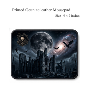 Book of Shadows Themed Genuine Leather Gift Set Handmade Journal Wallet Pencil <b>Case</b> Bookmark Keychain Gift - Product Image 3