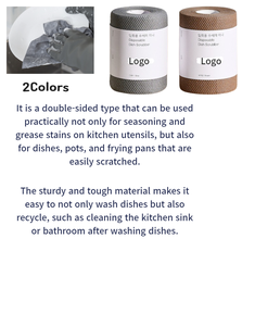 Rouleau à récurer polyvalent de torchon jetable quotidien pour le rouleau à récurer de vaisselle mini - Product Image 4