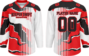 Maillot de hockey sur glace en gros en stock – Maillot de hockey sur glace pour homme personnalisable – Créez votre propre maillot de sport - Product Image 1
