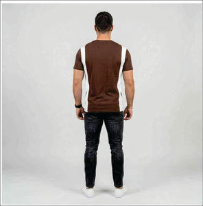 เสื้อยืดโอเวอร์ไซส์ผู้ชาย แขนสั้น สไตล์ลำลอง สตรีทแวร์ ฮิปฮอป ผ้าถัก แห้งเร็ว พิมพ์ลาย โลโก้สั่งทำ ผ้าฝ้าย 100% เป็นมิตรกับสิ่งแวดล้อม คอกลม - Product Image 6