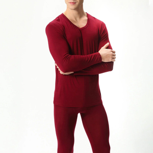 <b>Men</b> Cotton Pajama Set Soft Breathable Long Sleeve Shirt <b>Pants</b> Home Sleepwear Casual Lounge Night Suit Wholesale Custom - Product Image 5