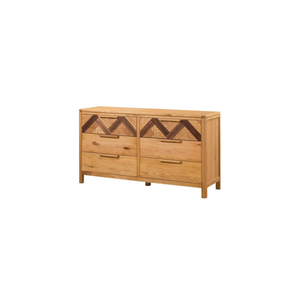 Commode à 6 tiroirs en bois de la collection MARS, design contemporain de qualité supérieure, pour chambre à coucher, écologique et durable. - Product Image 1