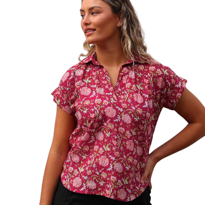 Women's Printed <b>Shirt</b> with Trendy Digital Print and <b>Button</b> Front Design - Product Image 4