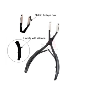 New Arrival Best Quality Black Stainless Steel Tools <b>Tape</b> in Press Pliers for Hair Extension - Product Image 2