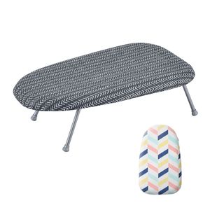 Planche à repasser pliable 23,4 x 14,4 pouces, mini planche à repasser avec housse en coton 100% résistante à la chaleur, petite planche à repasser 7 pouces - Product Image 1