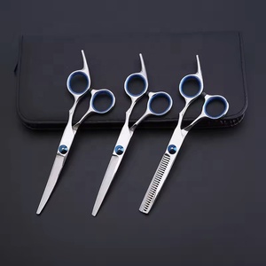 Ciseaux de toilettage professionnels pour animaux de compagnie de haute qualité ensemble complet cisailles de coupe de cheveux en acier inoxydable pour chiens outil de beauté professionnel pour chiens - Product Image 4