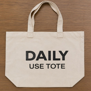 Sac fourre-tout de plage en toile de coton écologique avec logo imprimé personnalisé, ruban en corde, robuste, pour femmes, réutilisable pour le shopping - Product Image 4