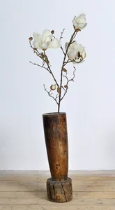 Moderno florero de madera decorativo para interiores, cocinas, salas de estar, oficinas, cafeterías, hoteles. - Product Image 4