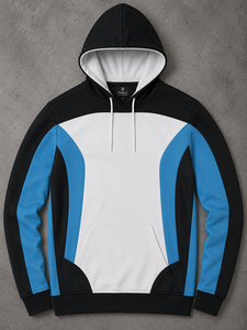 Sudaderas con capucha forradas antipilling al por mayor, de peso pesado, extragrandes, de 240 g/m², de poliéster/algodón, para hombre, de invierno, con forro polar. - Product Image 4
