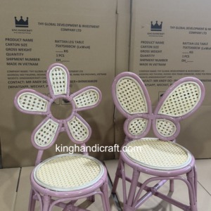 Silla Infantil Moderna de Ratán Hecha a Mano, con Características de Seguridad para Eventos, Bodas, Fiestas, Cumpleaños, Celebraciones y Fotografía - Product Image 4