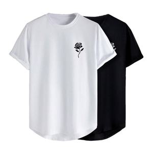 เสื้อยืดพิมพ์ลายดอกไม้สำหรับผู้ชาย คอกลม แขนสั้น เสื้อยืดผู้ชาย เสื้อผ้าผู้ชาย เสื้อยืดสำหรับผู้ชาย - Product Image 1