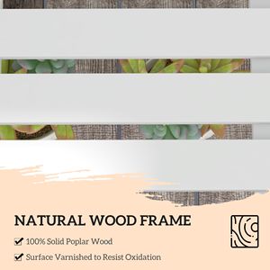 Panca da esterno bianca in legno Respite da 110 cm con telaio in alluminio pressofuso per giardini, terrazze, centri commerciali e parchi - Product Image 4