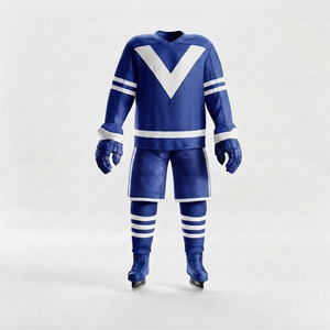 Tenue de hockey sur glace haut de gamme : Maillot et pantalon de performance, sublimation intégrale, vêtements de sport d'équipe, tissu anti-humidité, OEM - Product Image 1