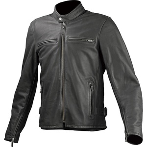 Veste de moto en cuir pour hommes approuvée CE | Veste de motard élégante | Veste d'équitation en cuir durable - Product Image 1