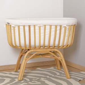 Berceau à bascule pour bébé, berceau en rotin de qualité supérieure, lits pour enfants, vente en gros d'usine vietnamienne - Product Image 4