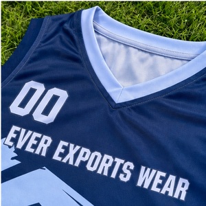 Ensemble Maillot et Short de Basketball Personnalisé Bleu Marine Chevron Sublimation – Design Unique, Commandes d'Équipe Sur Mesure - Product Image 2